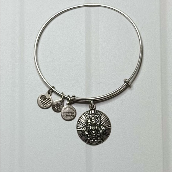 Alex and Ani - Silver Hand of Fatima Bangle - Picture 2 of 5